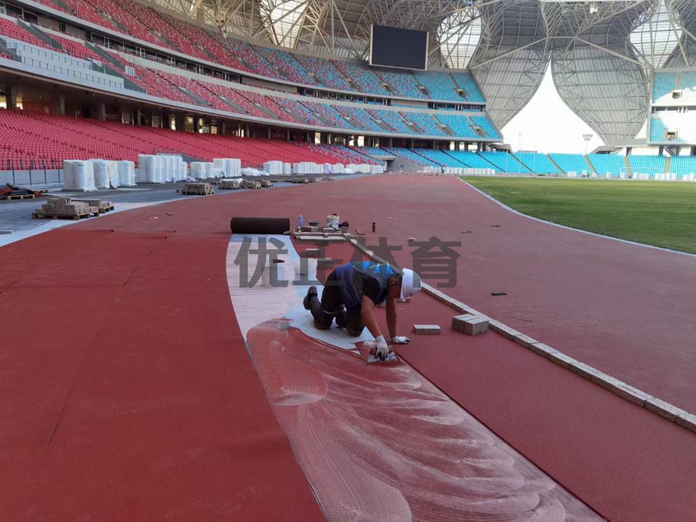 东莞预制型橡胶跑道每平方米的价格